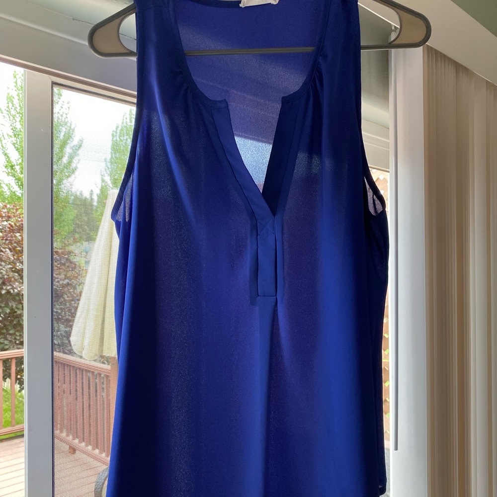 Blue blouse from Nordstrom